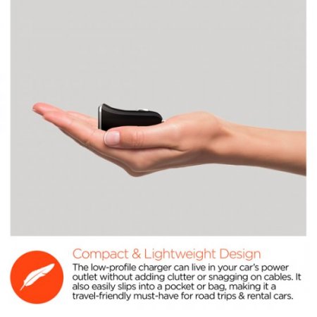 HyperGear High-Power Dual USB 3.4A Car Charger - Black