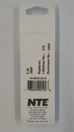 6.3 Amp (S505) Ceramic Fuse (5Pk) Slow Blow 5x20mm