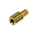 6-32 Brass Motherboard Standoffs for ATX Computer Case - 15 Pack