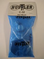 Hustler C-32 2" Ball Mount, 3/8x24 Thread, Chrome