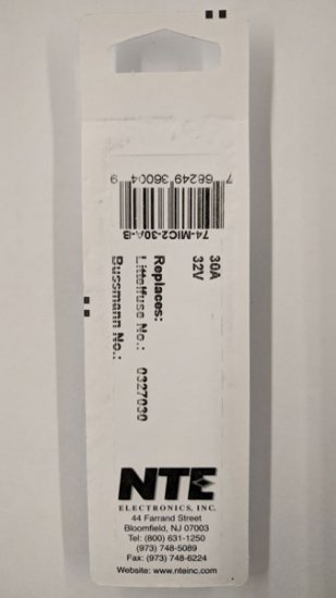 30 Amp Green (ATR) Micro2-Blade Fuse 32V (5Pk)