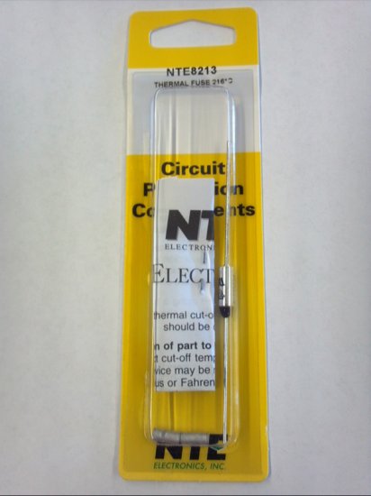 NTE8213 Thermal Fuse 216°C/421°F 15A Axial