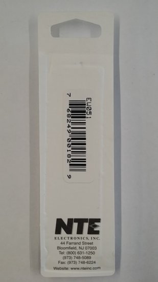 51 Ohm, 1/8W, 2% Metal Film Flameproof Resistor (6Pk)