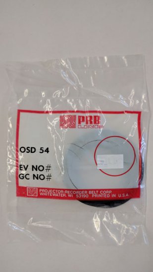 OSD54 Round Rubber Belt 17.18?\" IC, .21\" Cross Section