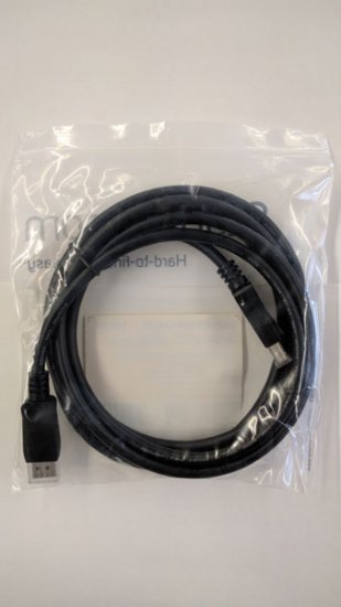 10Ft DisplayPort 1.2 Cable with Latches M/M – DisplayPort 4k