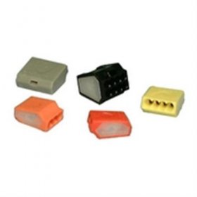 8 Wire Black Push-In LKG Wire Knutt (5Pk) 22-12Awg