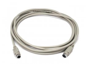 10' PS/2 Mini-DIN-6 Male to Female Cable