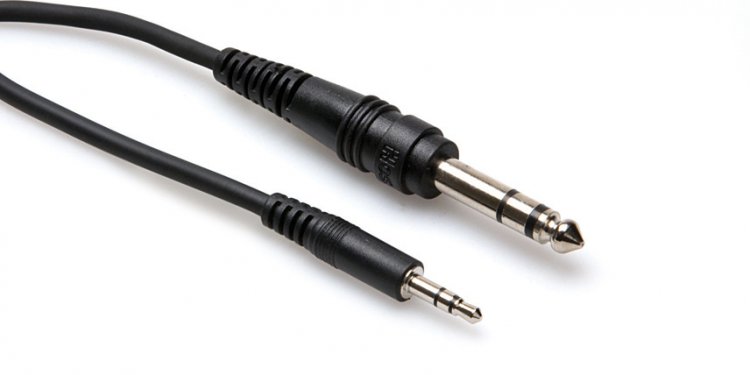 10Ft Stereo Interconnect Cable 3.5mm TRS to 1/4in TRS
