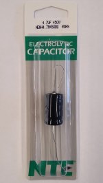 4.7uf 450V Axial Lead Electrolytic Capacitor