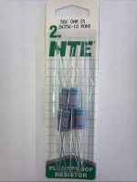 56K Ohm 2 Watt Metal Oxide Film Resistor (10Pk) 2% Tolerance
