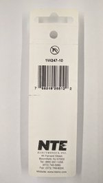 4.7K Ohm 1 Watt Metal Oxide Film Resistor (10Pk) 2% Tolerance