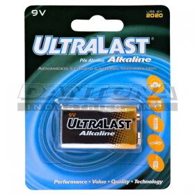 9V Ultralast Alkaline Battery