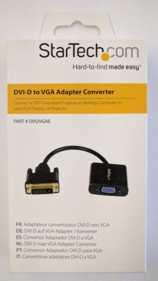 DVI-D to VGA Active Adapter Converter Cable – 1920x1200