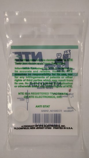 NTE5013A Zener Diode 6.2V 1/2W, DO35