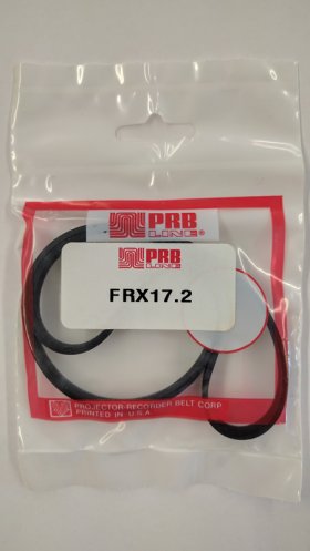 FRX17.2 Flat Rubber Belt 17.2" IC, .275" CS, .04" Wall Thickness