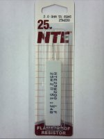 2.0 Ohm 25W Cermet Power Wirewound Resistor 5% Tolerance