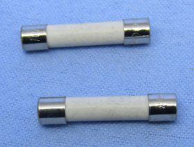 20 Amp 3AB Ceramic Fuse (2Pk) Fast Acting 1/4"x1-1/4"