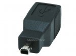 USB 2.0 B Female/Mini 4 pin (B4) Male Adapter