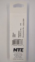 0.2 Amp (200mA) GDA Ceramic Fuse (5Pk) Fast Acting 5x20mm