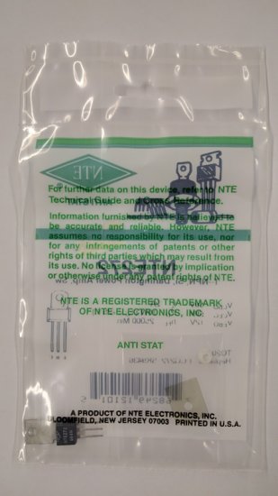 NTE272 T-NPN, Si, Darlington Power Amp (Compl to NTE273)