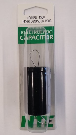 100uf 450V Axial Lead Electrolytic Capacitor