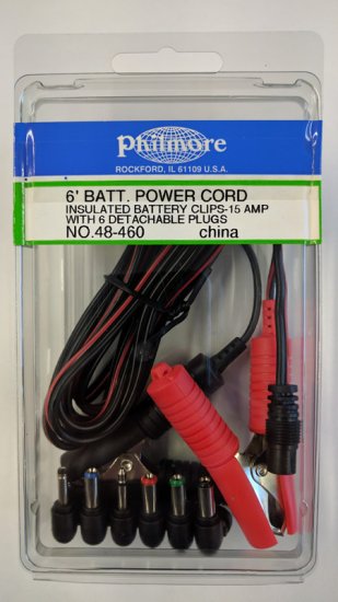 Battery Adapter Cable with Adaptaplug Set