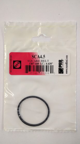 SCA4.5 Square Belt 4.5\" IC, .07\" CS, .07\" Wall Thickness