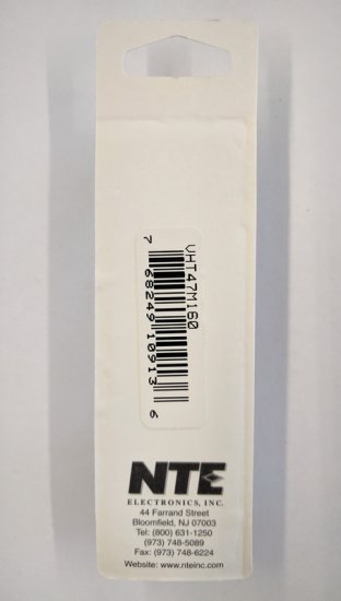 47uf 160V 105°C Radial Lead Electrolytic Capacitor