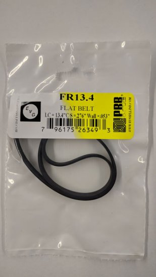 FR13.4 Flat Rubber Belt 13.4\" IC, .276\" CS, .053\" Wall Thickness