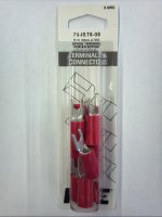 Spade Terminal Insul. Vinyl (PVC) 8Awg #8 Stud (10Pk) NTE