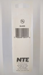 Magnetic Alarm Reed Switch SPST (N/O) 200VDC 0.5A