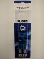 15 Amp Blue (ATC) Blade Fuse 32V (5Pk) Fast Acting