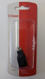 USB 3.0 Adaptor, Type A Jack to Type C Plug