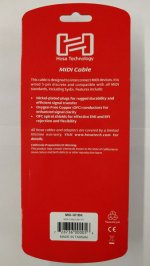 1Ft MIDI Cable, 5-Pin DIN to Same