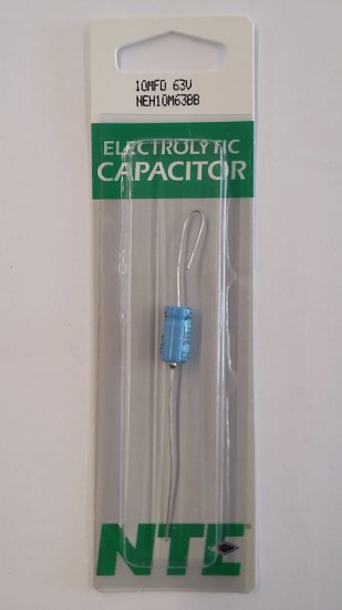 10uf 63V Axial Lead Electrolytic Capacitor