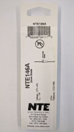 NTE146A Zener Diode (2Pk) 27V 1Watt