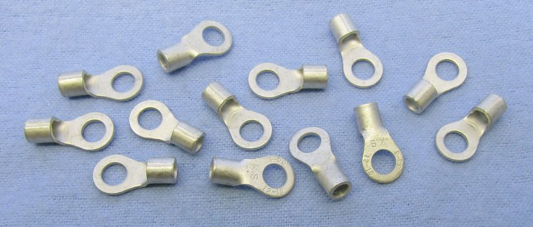 Ring Terminal Non-Insulated 12-10Awg #10 Stud (8Pk)