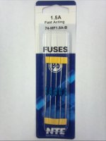 1.5A Fast Acting Pico/Micro Fuse (5Pk) 2.4x7mm