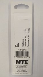 8 Amp (2AG) Fuse (5Pk) Fast Acting 4.5x15mm