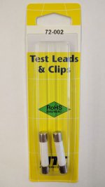 05.A/1000V/50kA Fuse (2Pk) For Fused Leads & Probes 6.3x32mm