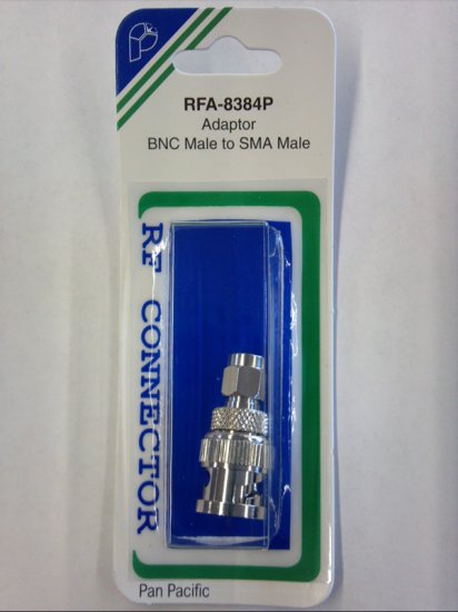 SMA Plug to BNC Plug Adapter