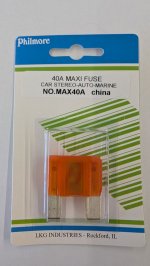 40 Amp Orange Maxi Blade Fuse (APX)