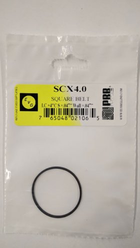 SCX4.0 Square Belt 4.0" IC, .047" CS, .047" Wall Thickness