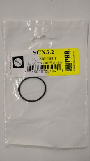 SCX3.2 Square Belt 3.2\" IC, .046\" CS, .046\" Wall Thickness