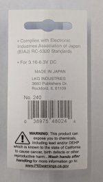 Size B 4.0/1.7mm Coaxial DC Power Plug Inline w/Strain Relief