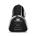 HyperGear High-Power Dual USB 3.4A Car Charger - Black