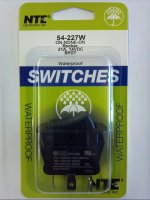 Waterproof Rocker Switch SPDT On-None-On 125V 16A