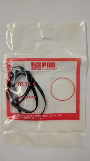 FR17.4 Flat Rubber Belt 17.4\" IC, .126\" CS, .031\" Wall Thickness