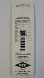 4.3 Ohm, 1/8W, 2% Metal Film Flameproof Resistor (6Pk)