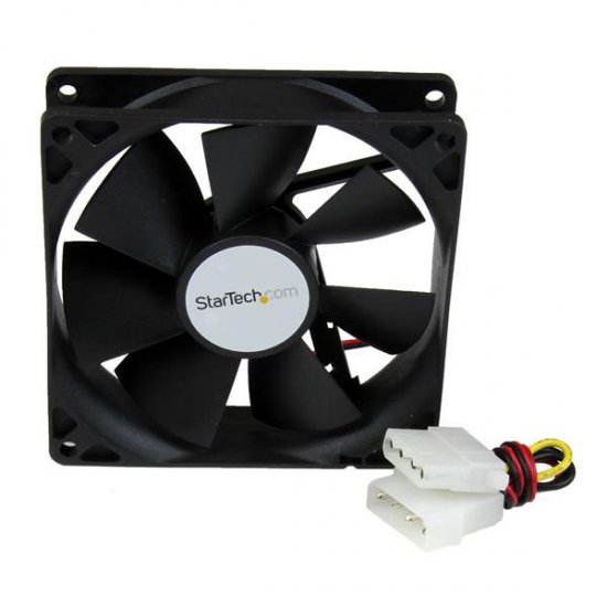 92x25mm Dual Ball Bearing Computer Case Fan w/ LP4 Connector